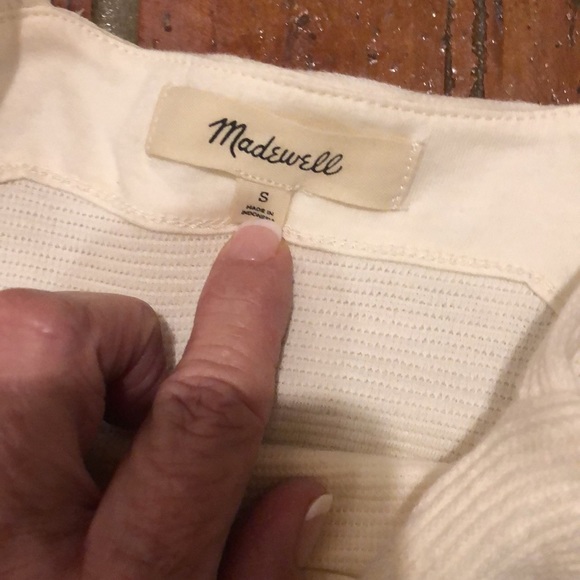 Madewell textured halter tank szS - Picture 6 of 9